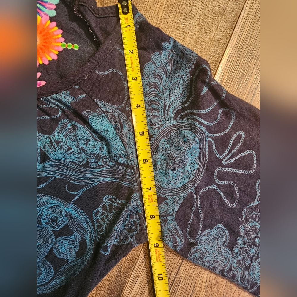 Super Cute Multicolor Desigual Dress Size Large (measurements in pics) - Picture 3 of 11